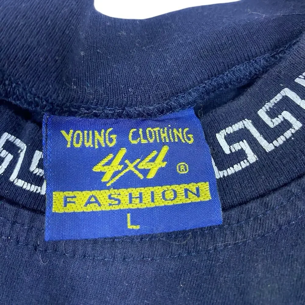 Vintage Greek Mythology Shirt Sz L All Over Print AOP USA Made 90s Single Stitch - Picture 5 of 9